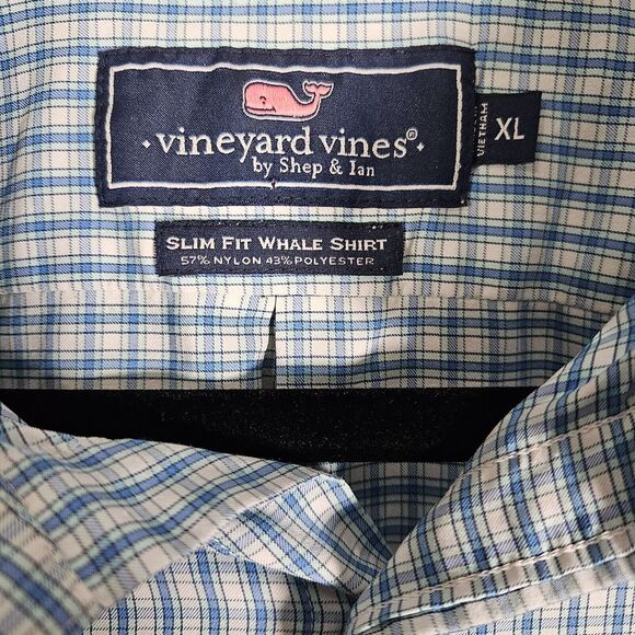Vineyard Vines Men's Long Sleeve Nylon Polyester Button Up Shirt XL - Picture 4 of 9